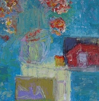JILL FINSEN PAINTINGS Fauvist-Like Bold in Color & Quirky Works