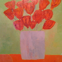 JILL FINSEN PAINTINGS Fauvist-Like Bold in Color & Quirky Works