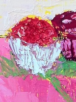 JILL FINSEN PAINTINGS Fauvist-Like Bold in Color & Quirky Works
