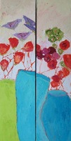 JILL FINSEN PAINTINGS Fauvist-Like Bold in Color & Quirky Works