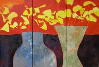 JILL FINSEN PAINTINGS Fauvist-Like Bold in Color & Quirky Works