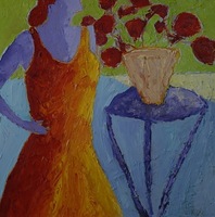 JILL FINSEN PAINTINGS Fauvist-Like Bold in Color & Quirky Works