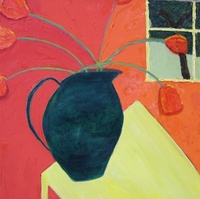 JILL FINSEN PAINTINGS Fauvist-Like Bold in Color & Quirky Works