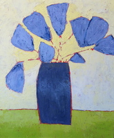 JILL FINSEN PAINTINGS Fauvist-Like Bold in Color & Quirky Works