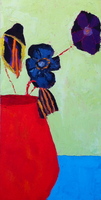 JILL FINSEN PAINTINGS Fauvist-Like Bold in Color & Quirky Works
