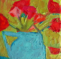 JILL FINSEN PAINTINGS Fauvist-Like Bold in Color & Quirky Works