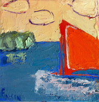 JILL FINSEN PAINTINGS Fauvist-Like Bold in Color & Quirky Works