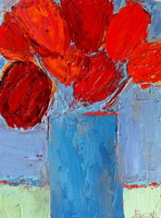 JILL FINSEN PAINTINGS Fauvist-Like Bold in Color & Quirky Works