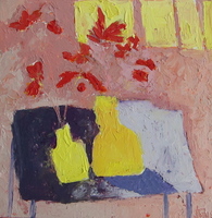 JILL FINSEN PAINTINGS Fauvist-Like Bold in Color & Quirky Works