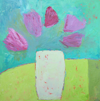 JILL FINSEN PAINTINGS Fauvist-Like Bold in Color & Quirky Works