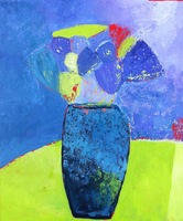 JILL FINSEN PAINTINGS Fauvist-Like Bold in Color & Quirky Works