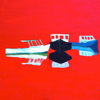 JILL FINSEN PAINTINGS Fauvist-Like Bold in Color & Quirky Works