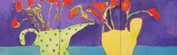 JILL FINSEN PAINTINGS Fauvist-Like Bold in Color & Quirky Works