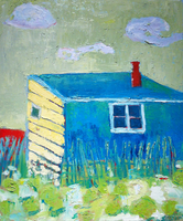 JILL FINSEN PAINTINGS Fauvist-Like Bold in Color & Quirky Works