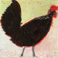 JILL FINSEN PAINTINGS Fauvist-Like Bold in Color & Quirky Works