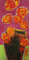 JILL FINSEN PAINTINGS Fauvist-Like Bold in Color & Quirky Works