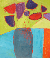 JILL FINSEN PAINTINGS Fauvist-Like Bold in Color & Quirky Works