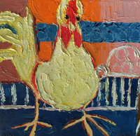 JILL FINSEN PAINTINGS Fauvist-Like Bold in Color & Quirky Works