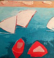 JILL FINSEN PAINTINGS Fauvist-Like Bold in Color & Quirky Works