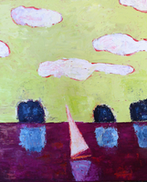 JILL FINSEN PAINTINGS Fauvist-Like Bold in Color & Quirky Works