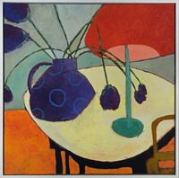 JILL FINSEN PAINTINGS Fauvist-Like Bold in Color & Quirky Works