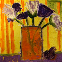 JILL FINSEN PAINTINGS Fauvist-Like Bold in Color & Quirky Works