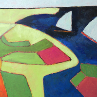 JILL FINSEN PAINTINGS Fauvist-Like Bold in Color & Quirky Works