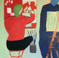 JILL FINSEN PAINTINGS Fauvist-Like Bold in Color & Quirky Works