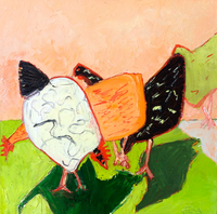 JILL FINSEN PAINTINGSFauvist-Like Bold in Color & Quirky Works