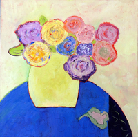 JILL FINSEN PAINTINGS Fauvist-Like Bold in Color & Quirky Works
