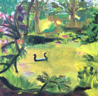 JILL FINSEN PAINTINGS Fauvist-Like Bold in Color & Quirky Works