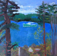 JILL FINSEN PAINTINGS Fauvist-Like Bold in Color & Quirky Works