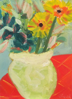 JILL FINSEN PAINTINGS Fauvist-Like Bold in Color & Quirky Works