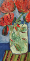JILL FINSEN PAINTINGS Fauvist-Like Bold in Color & Quirky Works