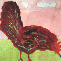 JILL FINSEN PAINTINGS Fauvist-Like Bold in Color & Quirky Works