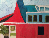 JILL FINSEN PAINTINGS Fauvist-Like Bold in Color & Quirky Works