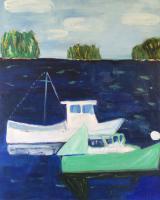 JILL FINSEN PAINTINGS Fauvist-Like Bold in Color & Quirky Works