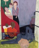 JILL FINSEN PAINTINGS Fauvist-Like Bold in Color & Quirky Works