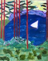 JILL FINSEN PAINTINGS Fauvist-Like Bold in Color & Quirky Works