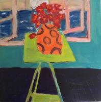 JILL FINSEN PAINTINGS Fauvist-Like Bold in Color & Quirky Works