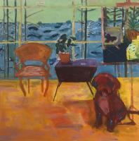 JILL FINSEN PAINTINGS Fauvist-Like Bold in Color & Quirky Works