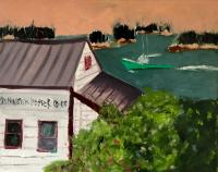 JILL FINSEN PAINTINGS Fauvist-Like Bold in Color & Quirky Works