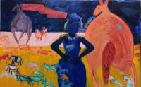 JILL FINSEN PAINTINGS Fauvist-Like Bold in Color & Quirky Works