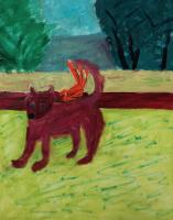 JILL FINSEN PAINTINGS Fauvist-Like Bold in Color & Quirky Works