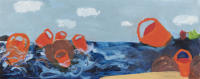 JILL FINSEN PAINTINGS Fauvist-Like Bold in Color & Quirky Works