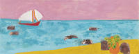 JILL FINSEN PAINTINGS Fauvist-Like Bold in Color & Quirky Works