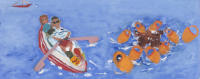 JILL FINSEN PAINTINGS Fauvist-Like Bold in Color & Quirky Works