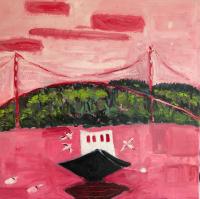 JILL FINSEN PAINTINGS Fauvist-Like Bold in Color & Quirky Works