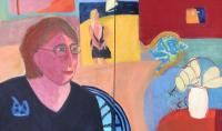 JILL FINSEN PAINTINGS Fauvist-Like Bold in Color & Quirky Works