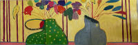 JILL FINSEN PAINTINGS Fauvist-Like Bold in Color & Quirky Works